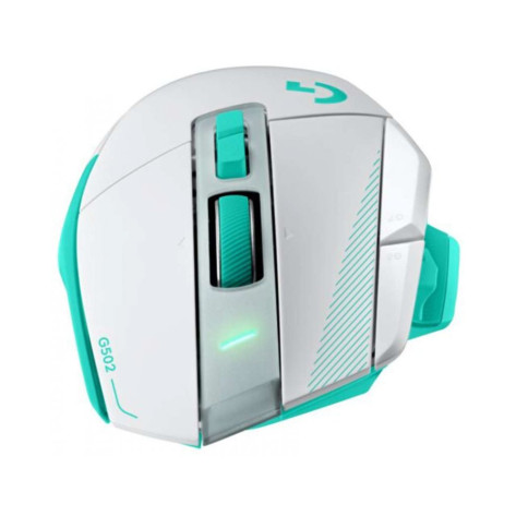 Гейминг мишка Logitech - G502 X Plus, безжична, оптична, Mint