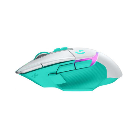 Гейминг мишка Logitech - G502 X Plus, безжична, оптична, Mint