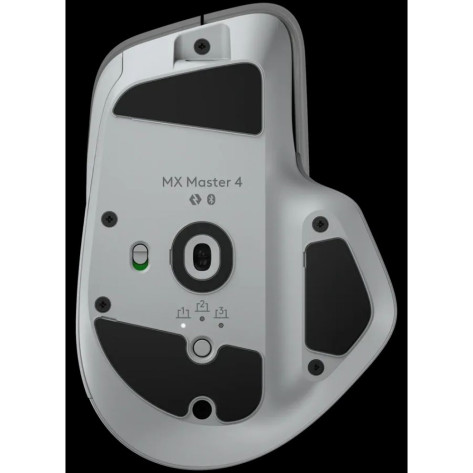 Гейминг мишка Logitech - MX Master 4, for Mac, лазерна, сива