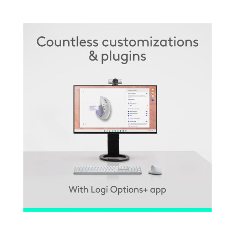 Гейминг мишка Logitech - MX Master 4, for Mac, лазерна, сива