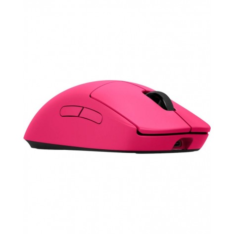 Гейминг мишка Logitech - PRO 2 Lightspeed, оптична, безжична, розова