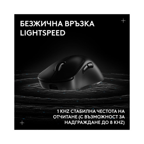 Гейминг мишка Logitech – PRO X Superlight 2 DEX SE, безжична, оптична, черна