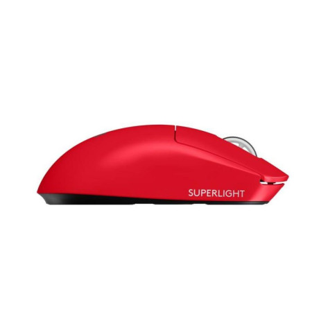 Гейминг мишка Logitech PRO X - Superlight 2 SE, безжична, червена