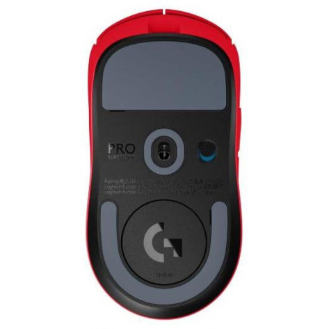 Гейминг мишка Logitech PRO X - Superlight 2 SE, безжична, червена