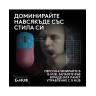 Гейминг мишка Logitech - Pro X3 Superstrike, безжична, оптична, розова