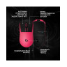 Гейминг мишка Logitech - Pro X3 Superstrike, безжична, оптична, розова