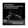 Гейминг мишка Logitech - Pro X3 Superstrike, безжична, оптична, розова