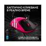 Гейминг мишка Logitech - Pro X3 Superstrike, безжична, оптична, розова