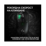 Гейминг мишка Logitech – Pro X3 Superstrike, безжична, оптична, черна