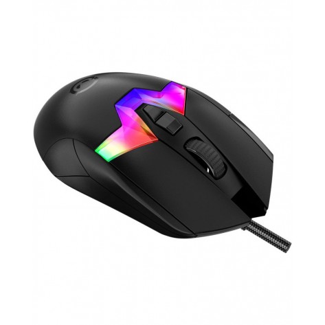 Гейминг мишка Lorgar - MSP80, оптична, черна
