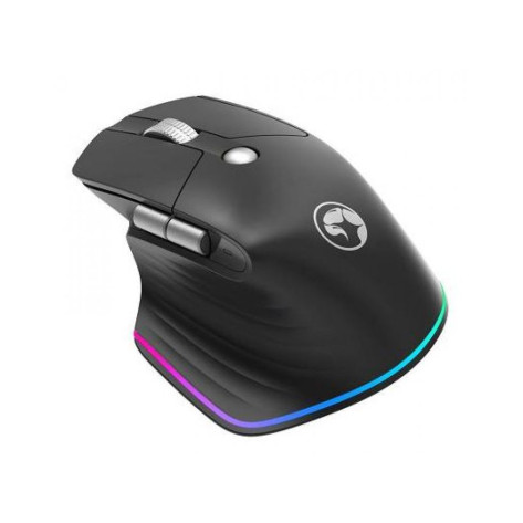 Гейминг мишка Marvo - G803 BK, оптична, безжична, RGB, черна