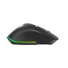 Гейминг мишка Marvo - G803 BK, оптична, безжична, RGB, черна