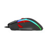 Гейминг мишка Marvo - M360 RGB, оптична, черна