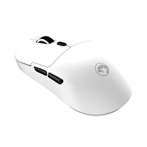 Гейминг мишка Marvo - Niro 50, G912W, оптична, безжична, бяла