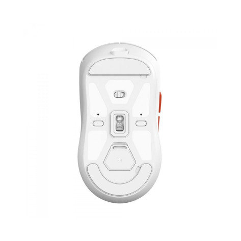 Гейминг мишка Marvo - Niro 60W, оптична, безжична, бяла
