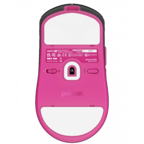 Гейминг мишка Pulsar - Susanto-X Medium, оптична, безжична, розова/черна