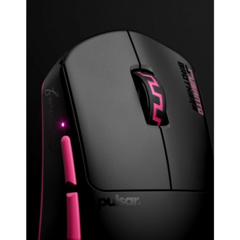 Гейминг мишка Pulsar - Susanto-X Medium, оптична, безжична, розова/черна