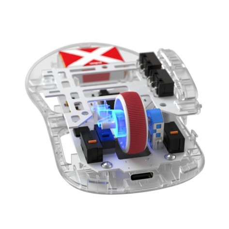 Гейминг мишка Pulsar - X2H Mini, оптична, безжична, Super Clear Edition