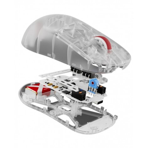 Гейминг мишка Pulsar - X2H Mini, оптична, безжична, Super Clear Edition