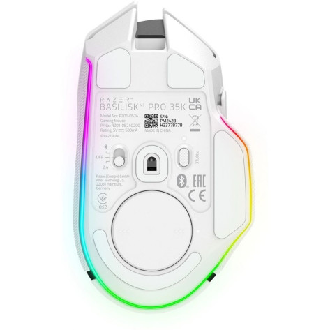 Гейминг мишка Razer - Basilisk V3 Pro 35K, оптична, безжична, бяла