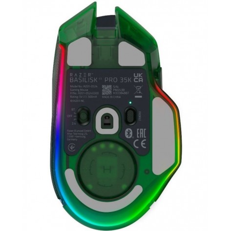 Гейминг мишка Razer - Basilisk V3 Pro, оптична, зелена