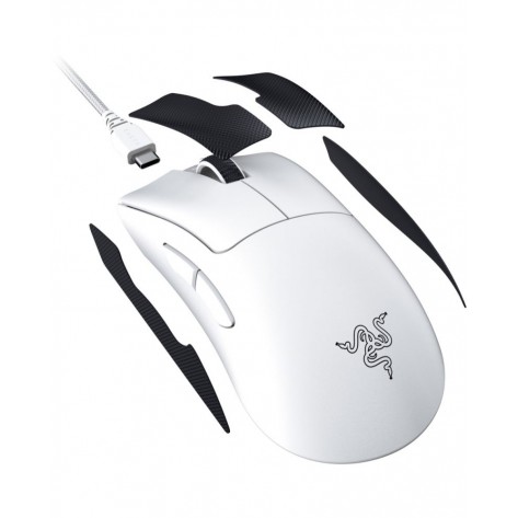  Гейминг мишка Razer - DeathAdder V3 Pro, оптична, безжична, бяла
