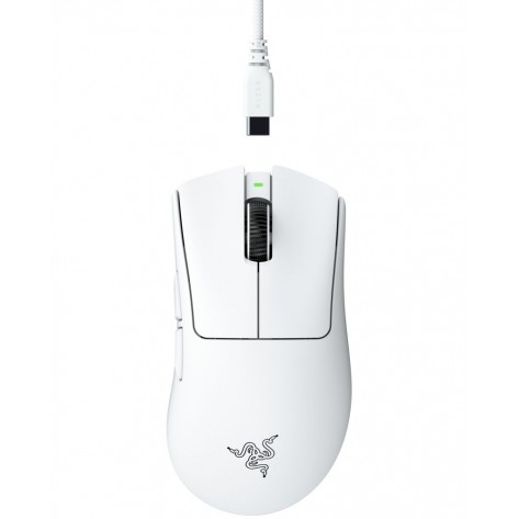 Гейминг мишка Razer - DeathAdder V4 Pro, оптична, безжична, бяла