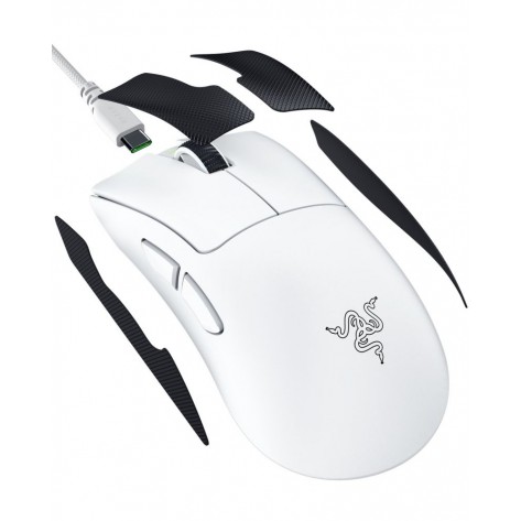 Гейминг мишка Razer - DeathAdder V4 Pro, оптична, безжична, бяла