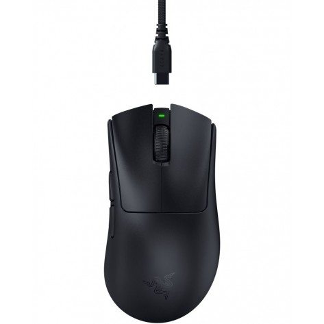 Гейминг мишка Razer - DeathAdder V4 Pro, оптична, безжична, черна