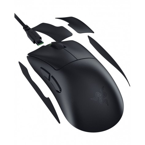 Гейминг мишка Razer - DeathAdder V4 Pro, оптична, безжична, черна
