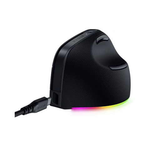 Гейминг мишка Razer - Pro Click V2 Vertical Ed, оптична, безжична, черна