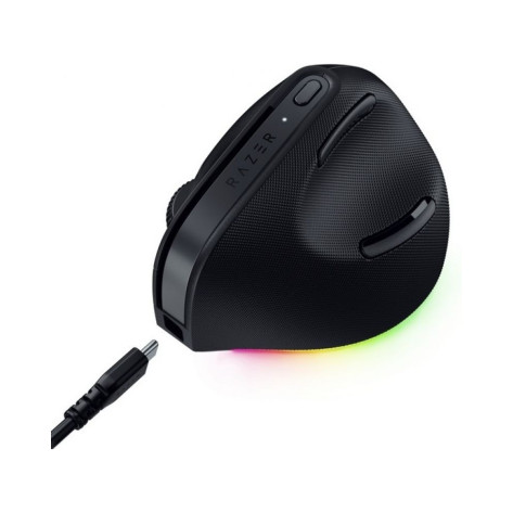 Гейминг мишка Razer - Pro Click V2 Vertical Ed, оптична, безжична, черна