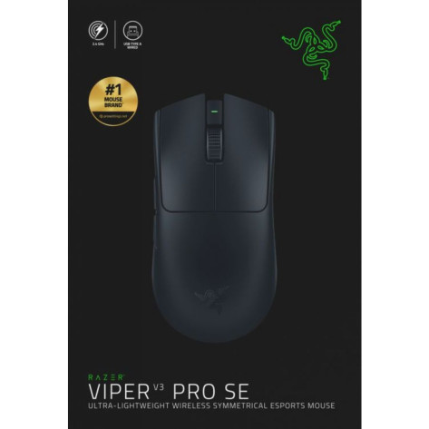Гейминг мишка Razer - Viper V3 Pro SE,  оптична, безжична, черна