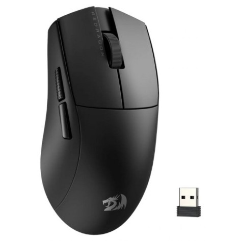 Гейминг мишка Redragon - K1ng Lite 1K, M916-LIT-1K, оптична, безжична, черна