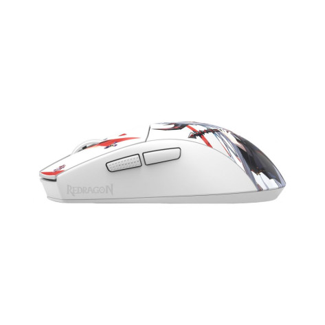 Гейминг мишка Redragon - K1ng Pro 1K, M916AK-PRO, оптична, безжична, бяла