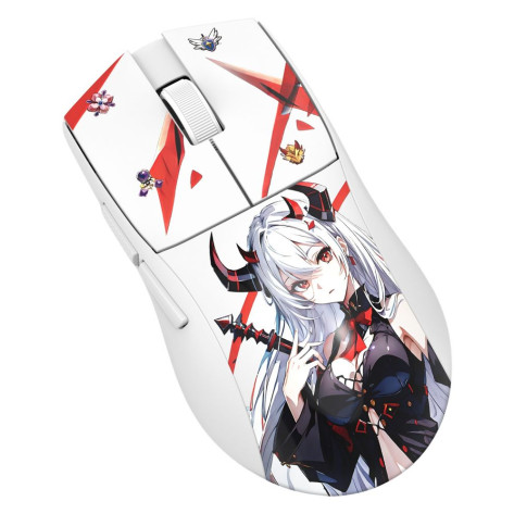 Гейминг мишка Redragon - K1ng Pro 1K, M916AK-PRO, оптична, безжична, бяла