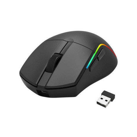 Гейминг мишка Redragon - M816-STD, оптична, безжична, черна