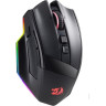 Гейминг мишка Redragon - Rind Pro M813, оптична, безжична, RGB, черна