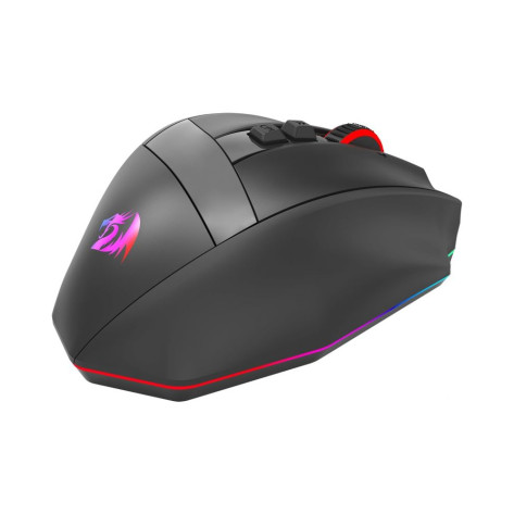 Гейминг мишка Redragon - Rind Pro M813, оптична, безжична, RGB, черна