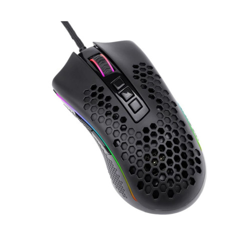 Гейминг мишка Redragon Storm - M808RGB-BK, оптична, черна