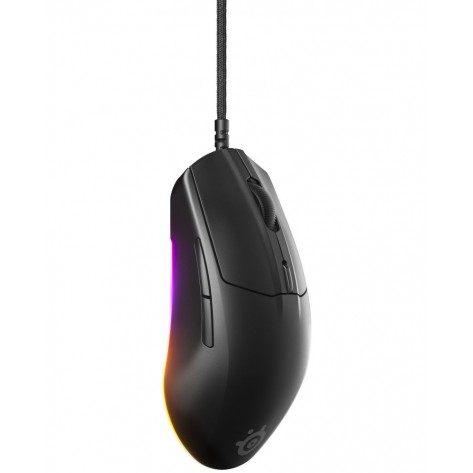 Гейминг мишка SteelSeries - Rival 3 Gen 2, оптична, черна