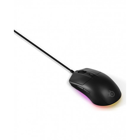 Гейминг мишка SteelSeries - Rival 3 Gen 2, оптична, черна