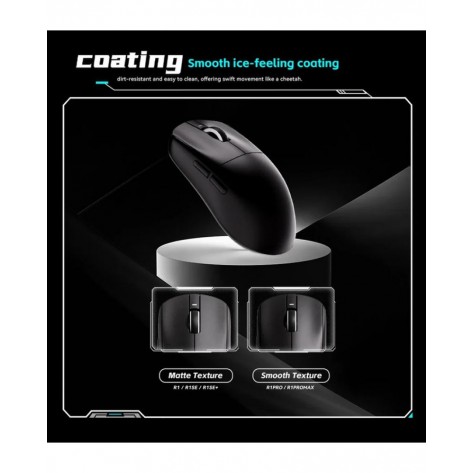 Гейминг мишка VXE - Dragonfly R1 SE+, оптична, безжична, черна