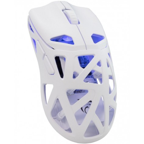 Гейминг мишка White Shark - Dagonet, оптична, безжична, бяла