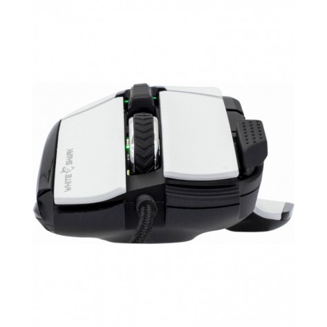 Гейминг мишка White Shark - MARROK GM-9006, оптична, бяла
