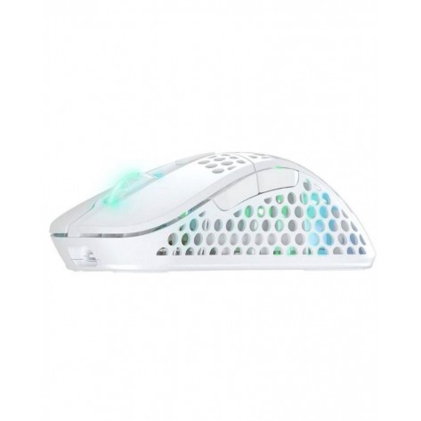  Гейминг мишка Xtrfy - M4, оптична, безжична, бяла
