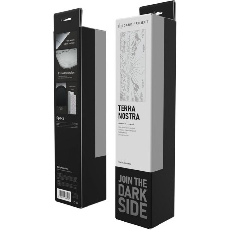 Гейминг подложка Dark Project – Terra Nostra, XL, мека, бяла