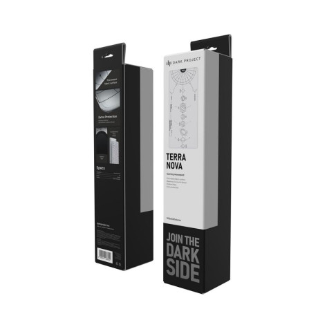 Гейминг подложка Dark Project – Terra Nova White, XL, мека, бяла