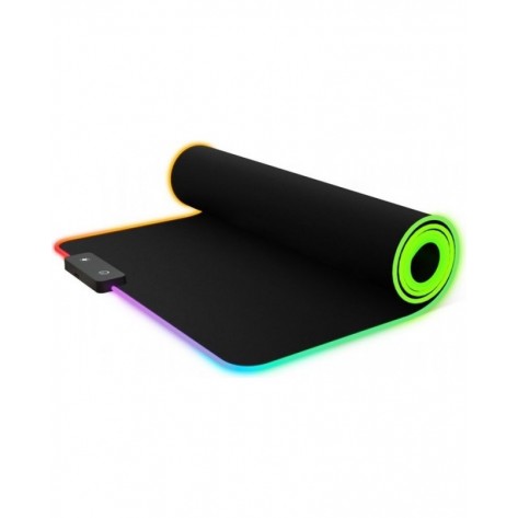 Гейминг подложка Huzaro - 1.0 RGB, XL, мека, черна