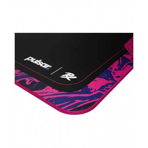 Гейминг подложка Pulsar - PRX Edition, XL, мека, черна/розова